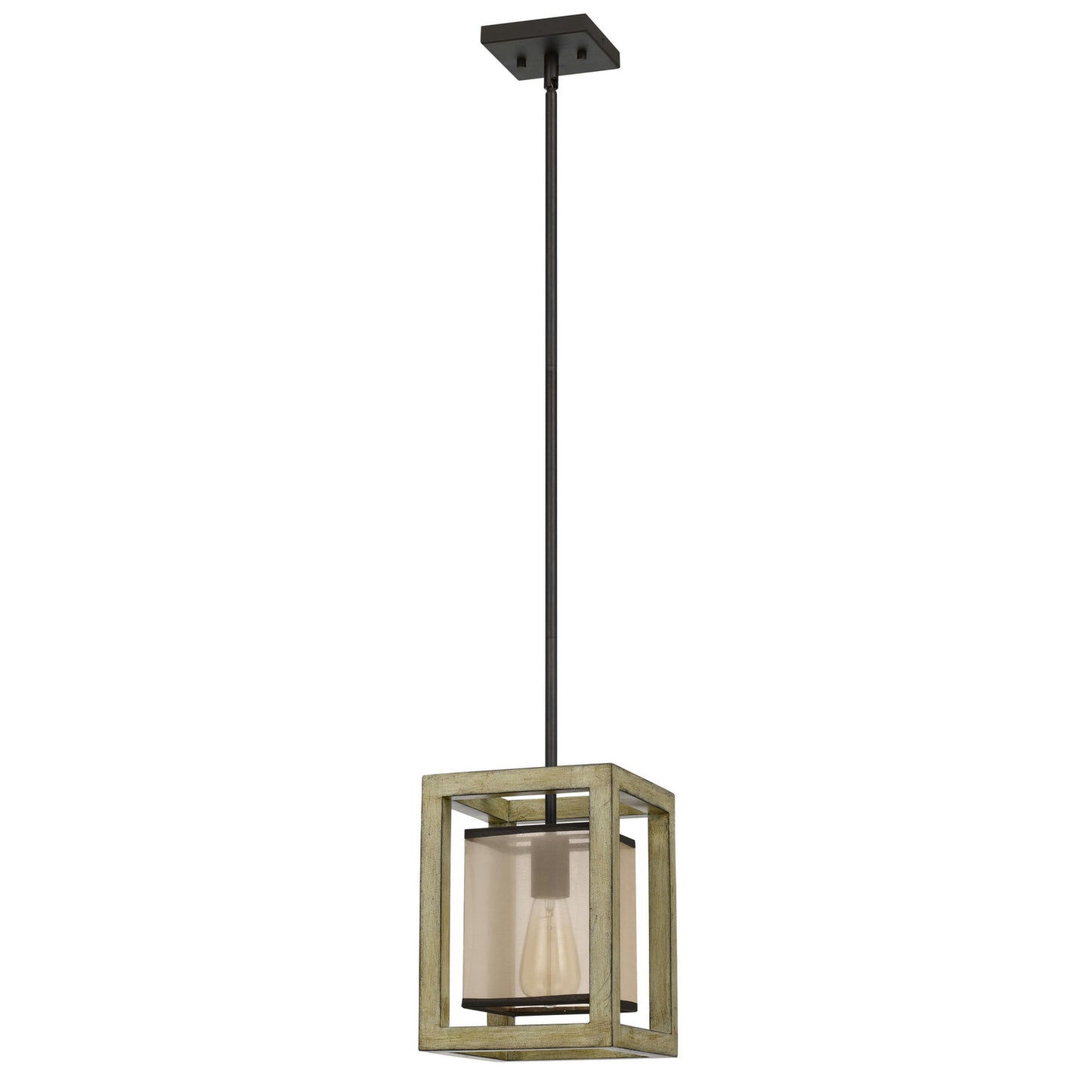 Distressed oak Metal Palencia - Pendant