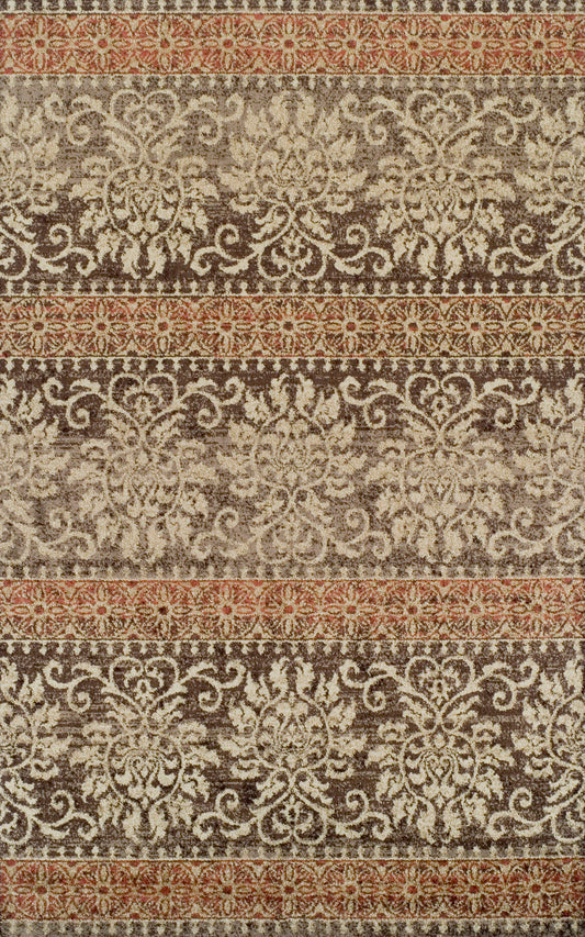 Gala GA6 Chocolate 4'11" x 7' Rug