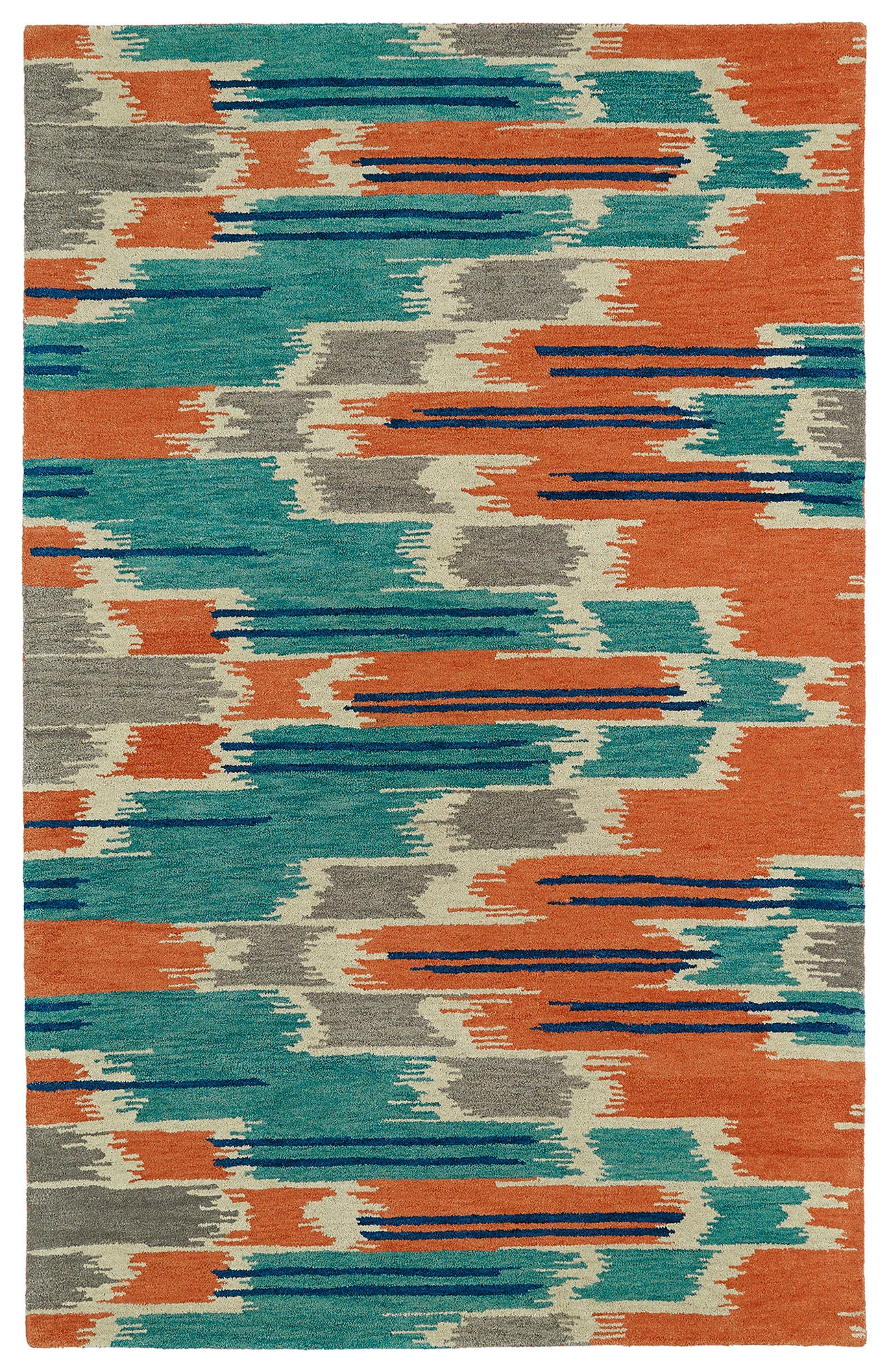 Kaleen Global Inspiration Collection Bright Multi Runner 2'6" x 8'