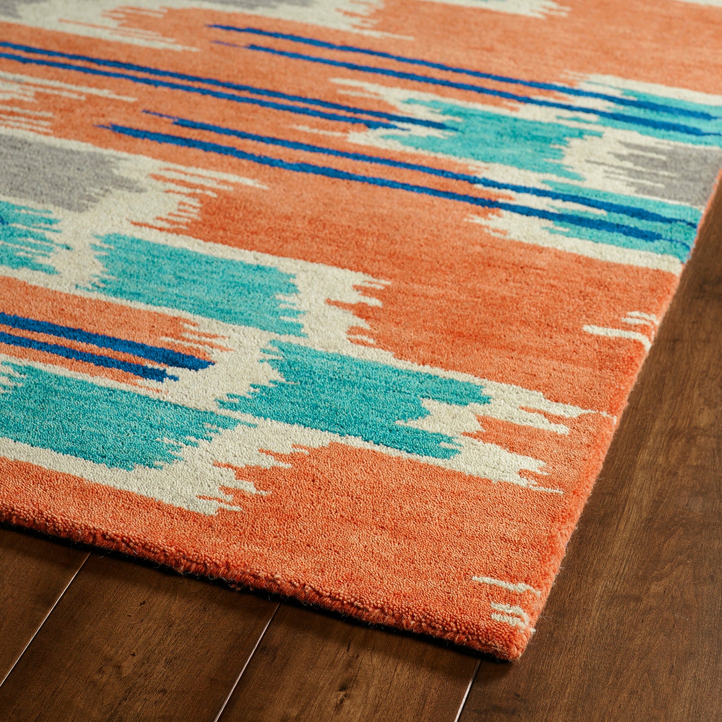 Kaleen Global Inspiration Collection Bright Multi Area Rug 5' x 7'9"
