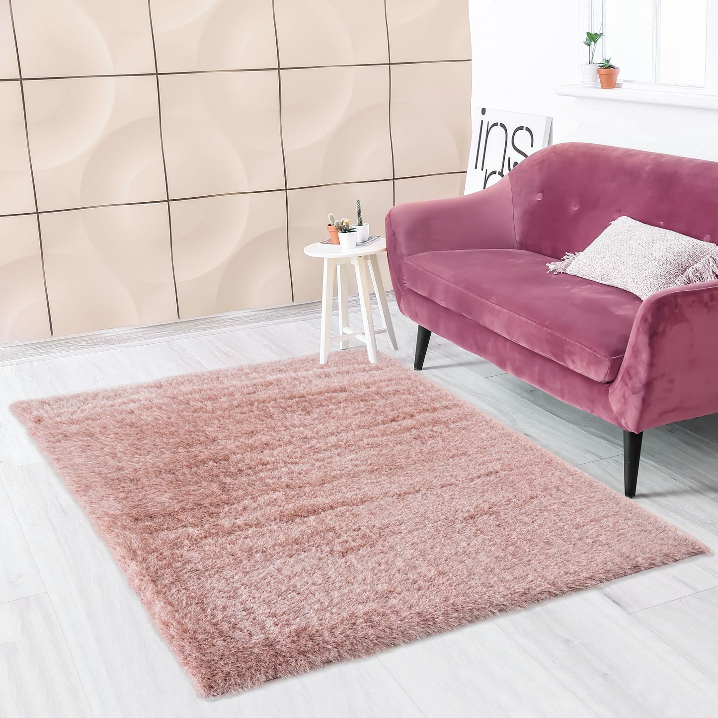 Glitz-Sfc41-Pink-7.5X9.5-230X290 Area Rug