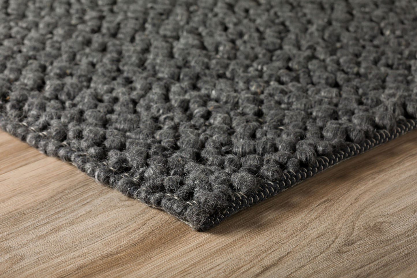 Gorbea GR1 Charcoal 2'6" x 12' Runner Rug