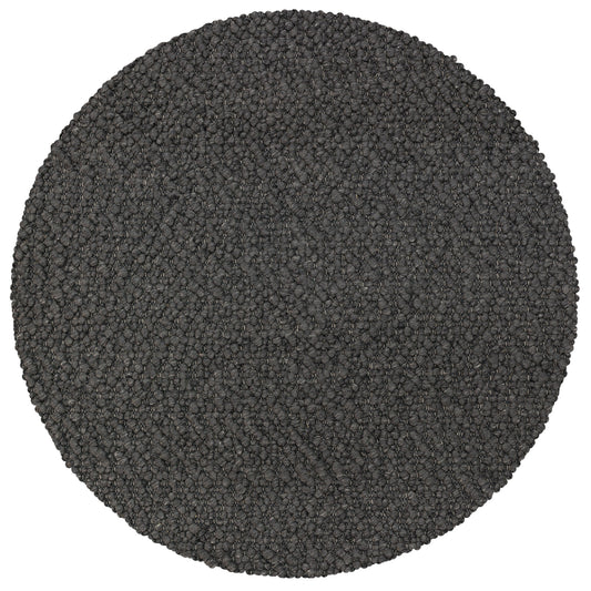 Gorbea GR1 Charcoal 4' x 4' Round Rug