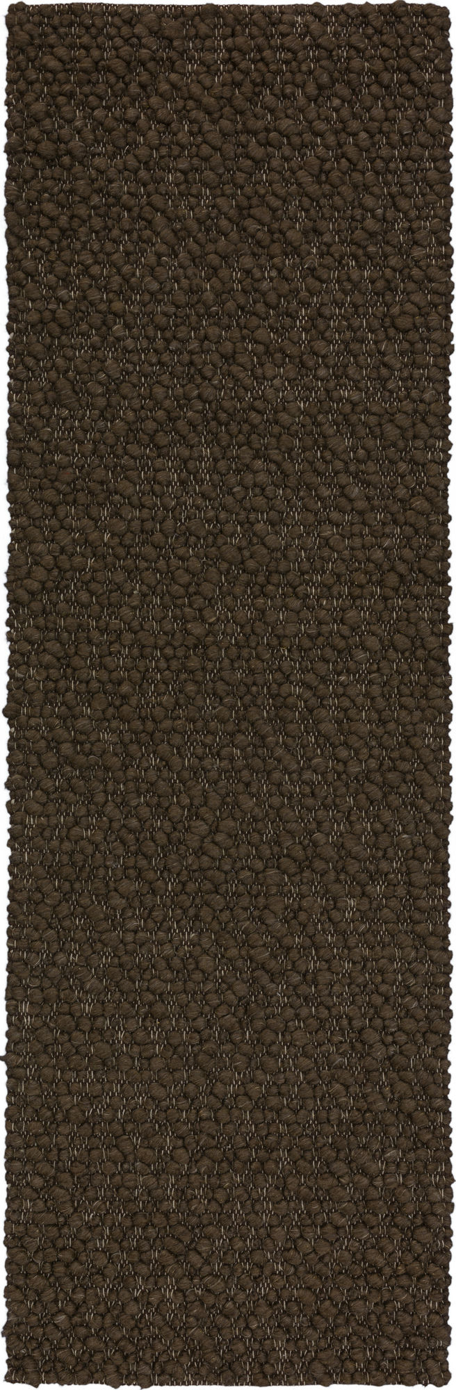 Gorbea GR1 Chocolate 2'6" x 12' Runner Rug