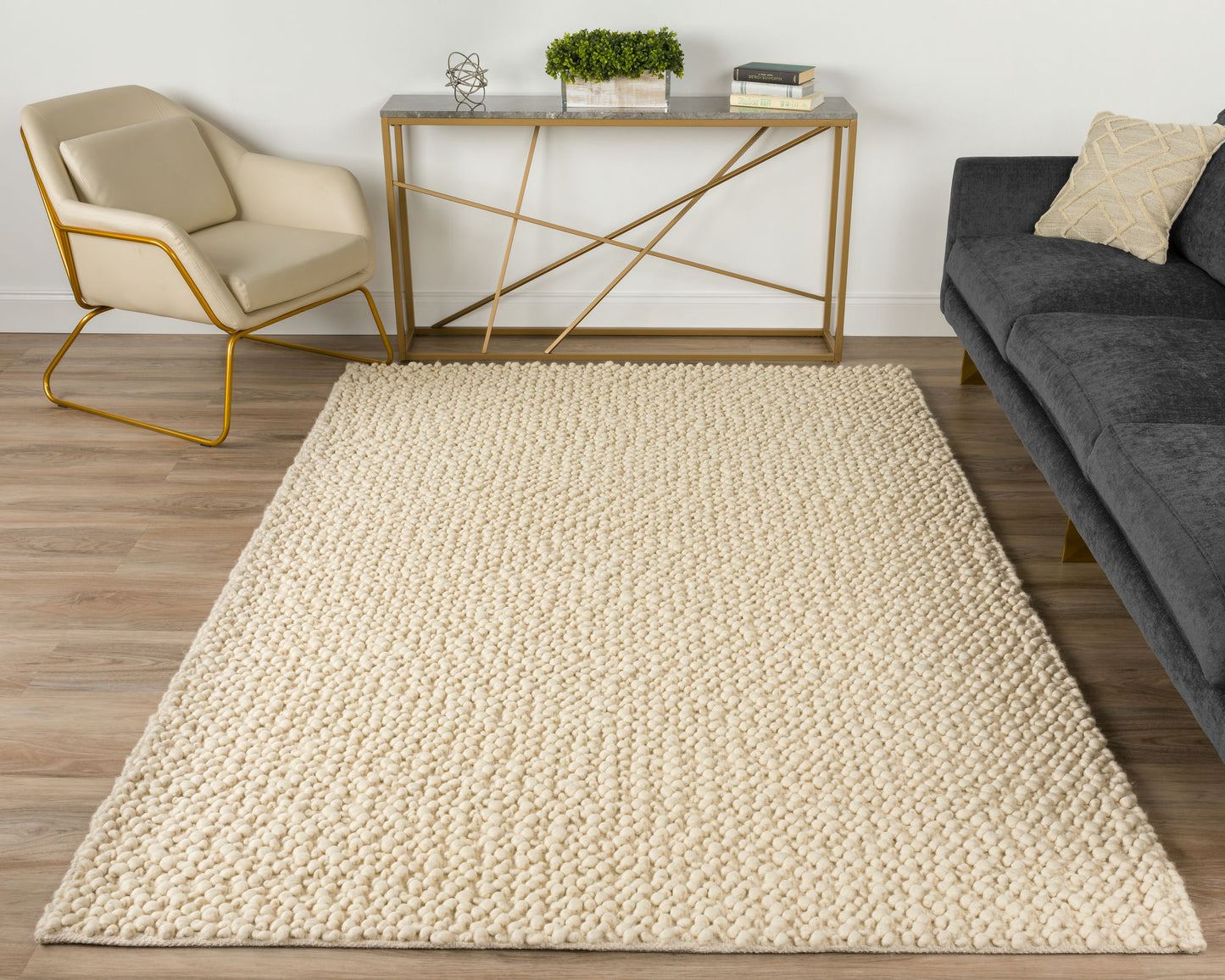 Gorbea GR1 Vanilla 5' x 7'6" Rug