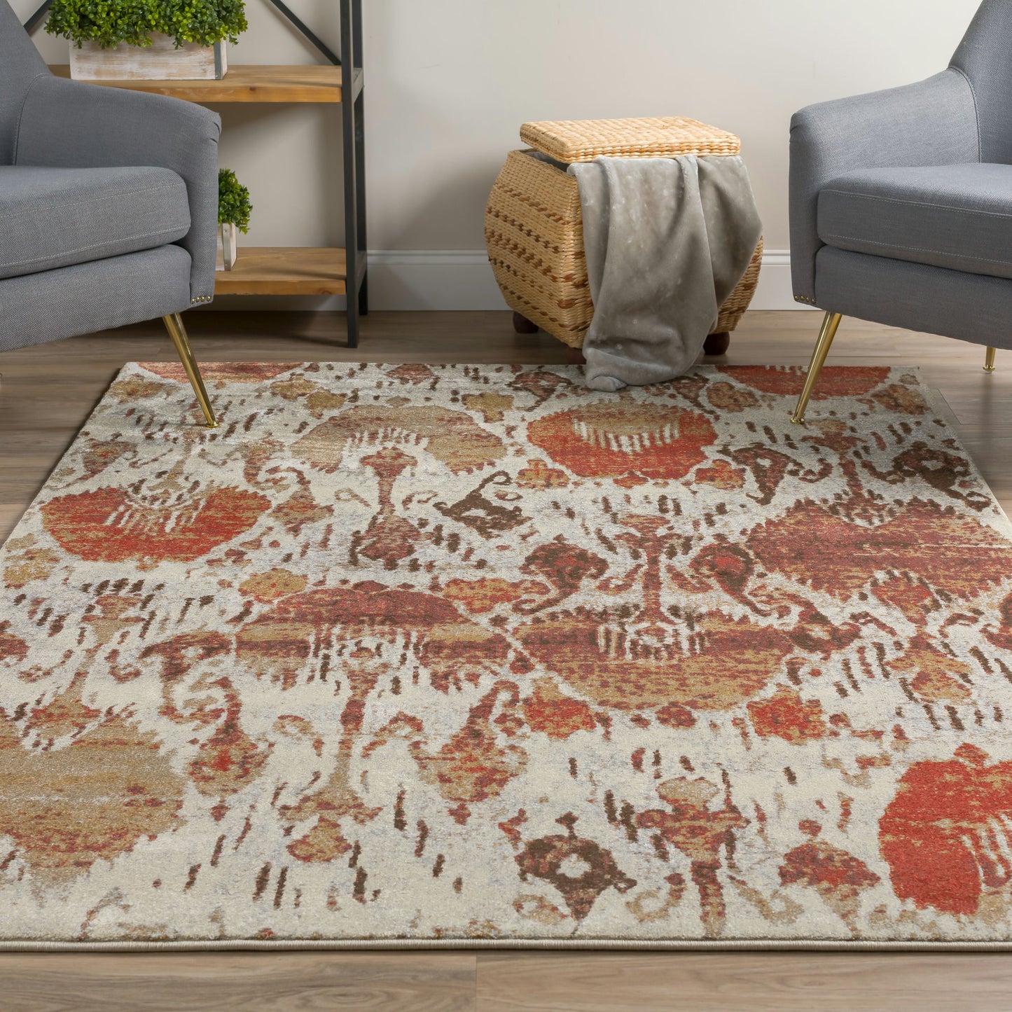 Geneva GV1336 Canyon 5'3" x 7'7" Rug