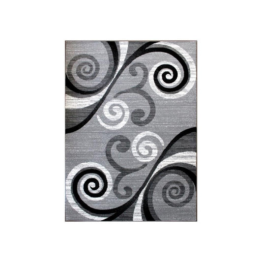 Gray 8x10 Modern Area Rug