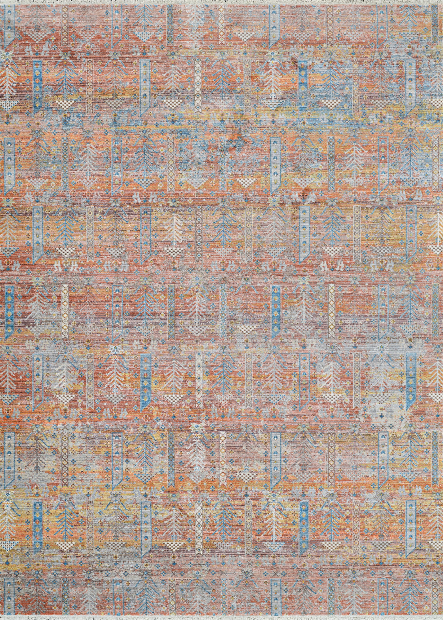 Couristan Halli Baktiari Brick-Honey-Multi Rug 8'6" x 13'6"