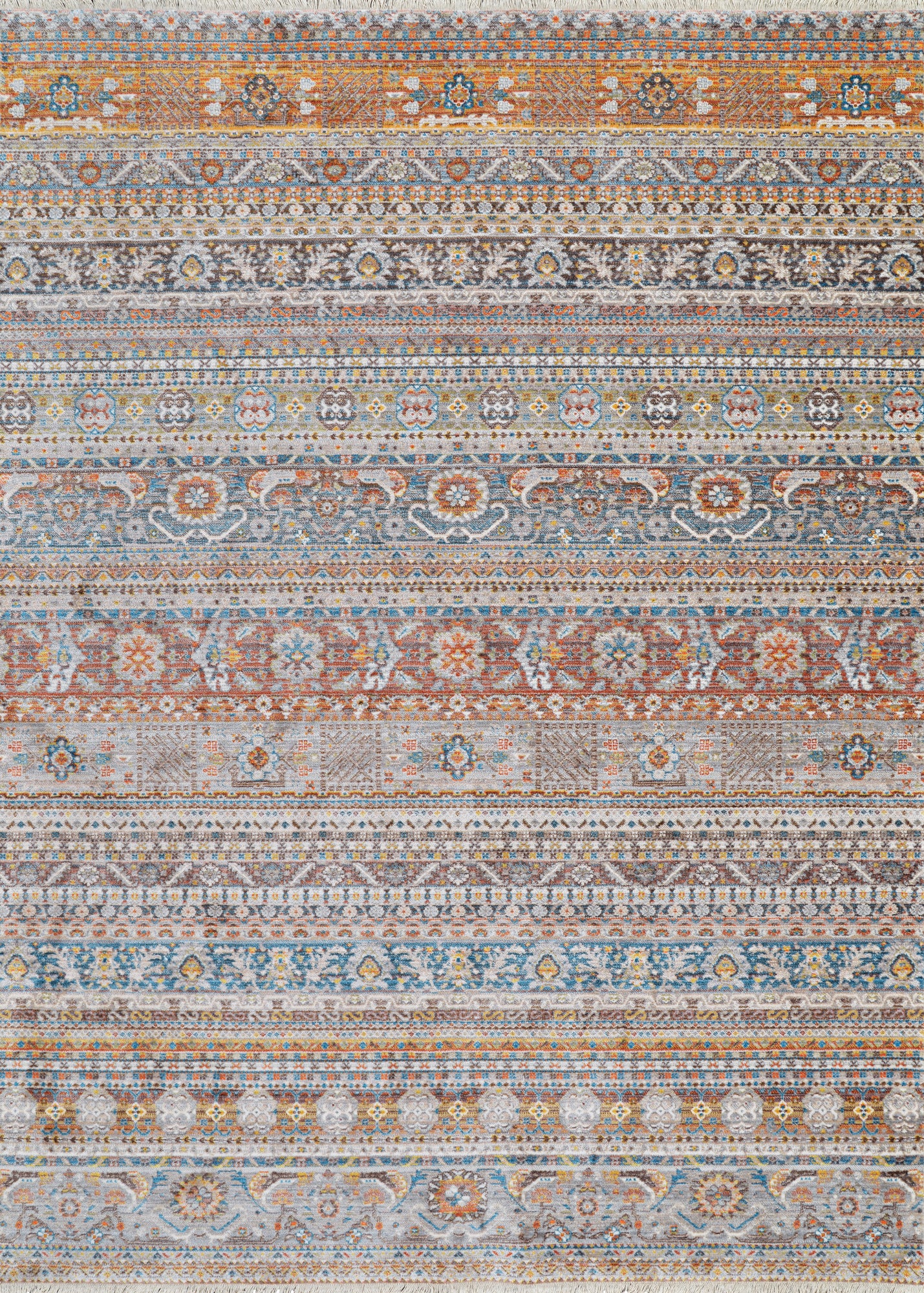 Couristan Halli Bokhara Stone-Brick-Multi Rug 9' x 12'