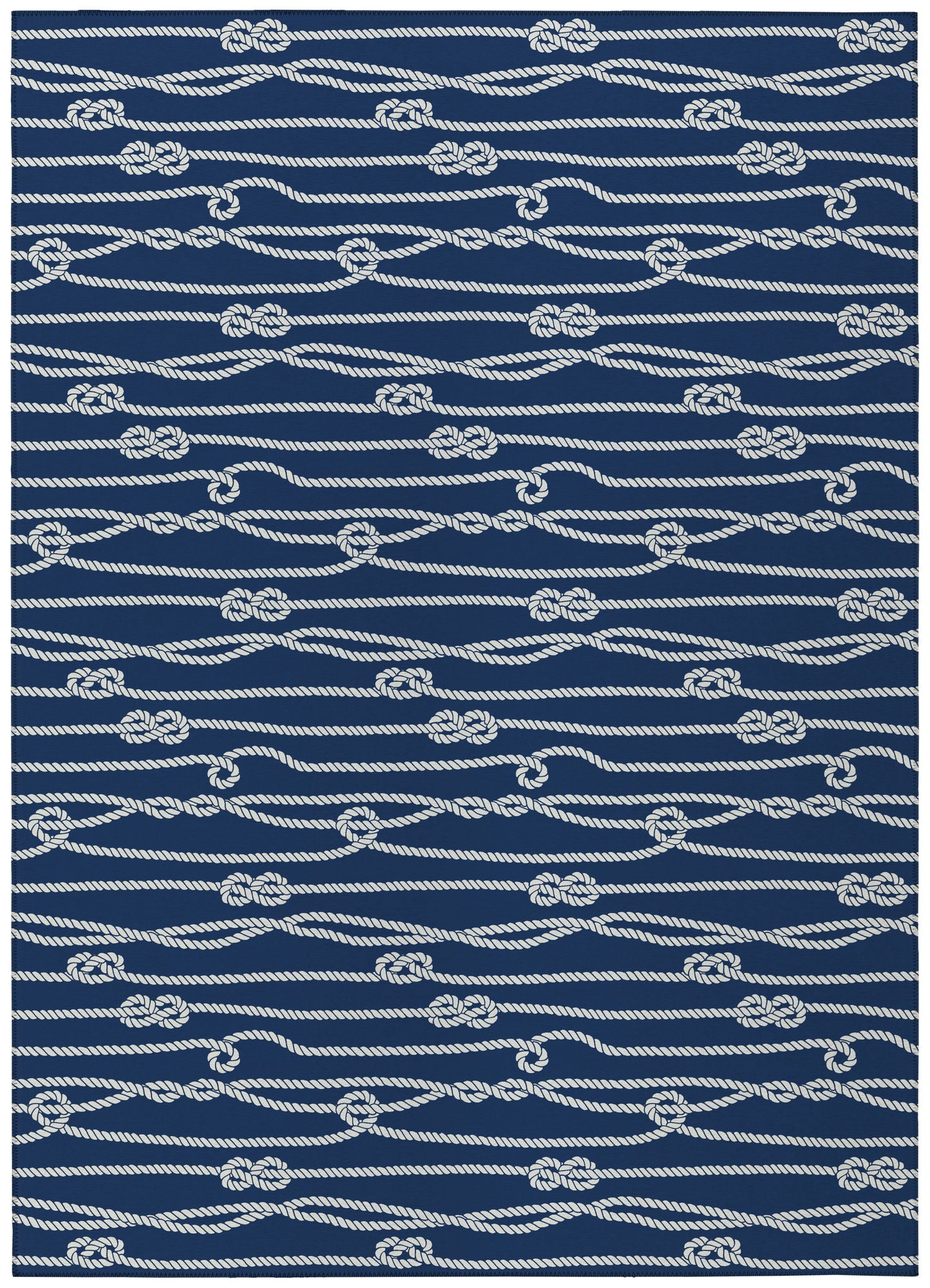 Indoor/Outdoor Harbor HA7 Navy Washable 10' x 14' Rug