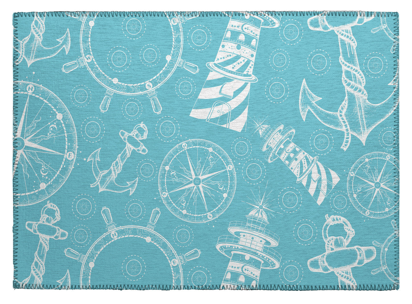Indoor/Outdoor Harbor HA9 Ocean Washable 1'8" x 2'6" Rug
