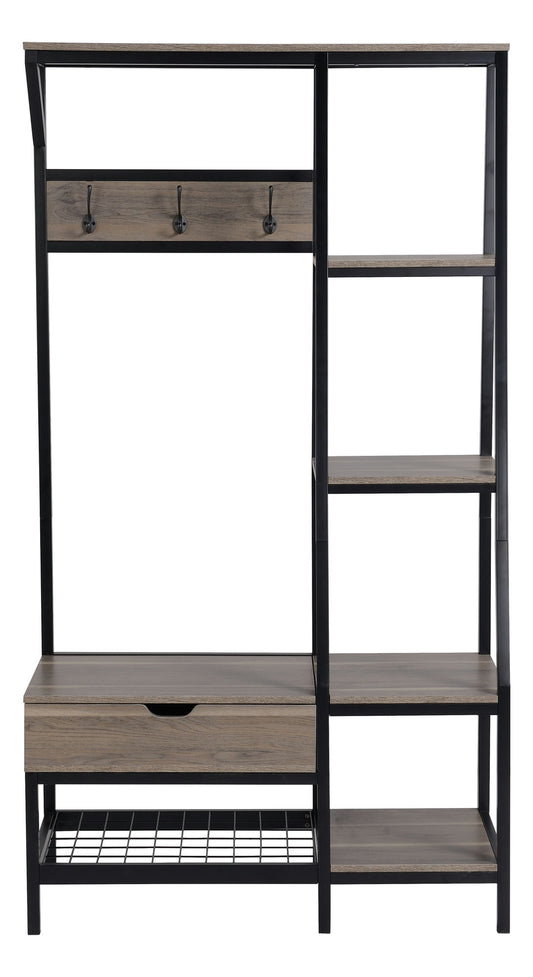 Coolidge Industrial Look Hall Tree