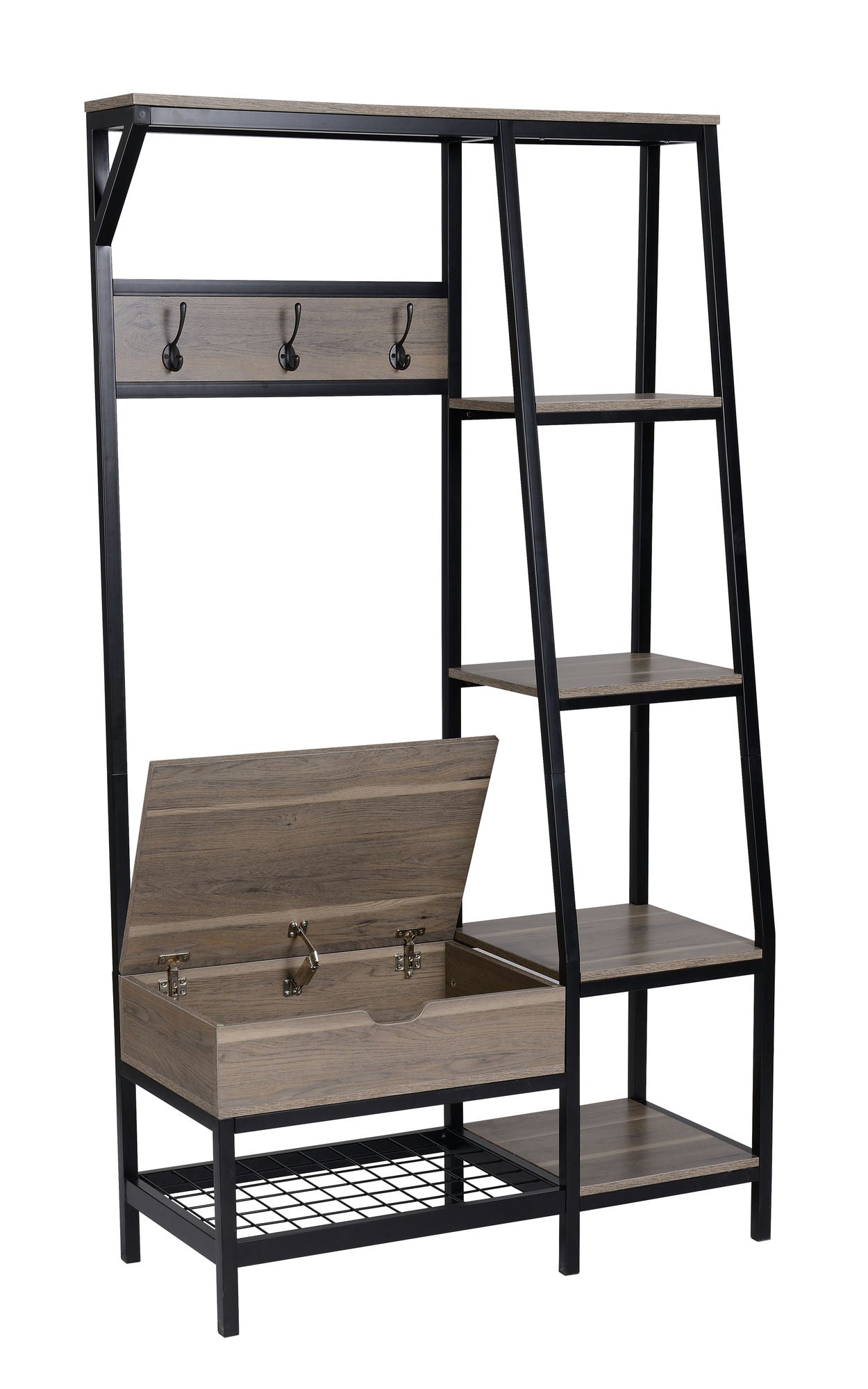 Coolidge Industrial Look Hall Tree