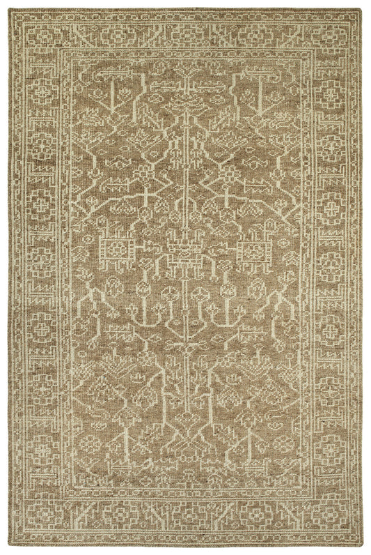 Kaleen Herrera Collection Light Khaki Area Rug 9' x 12'