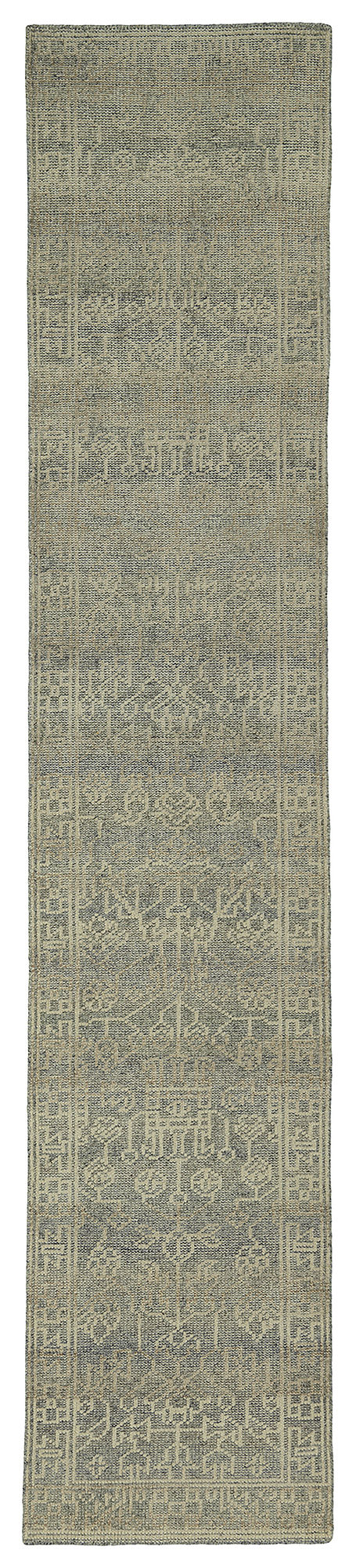 Kaleen Herrera Collection Spa LtBrown Runner 2'6" x 12'