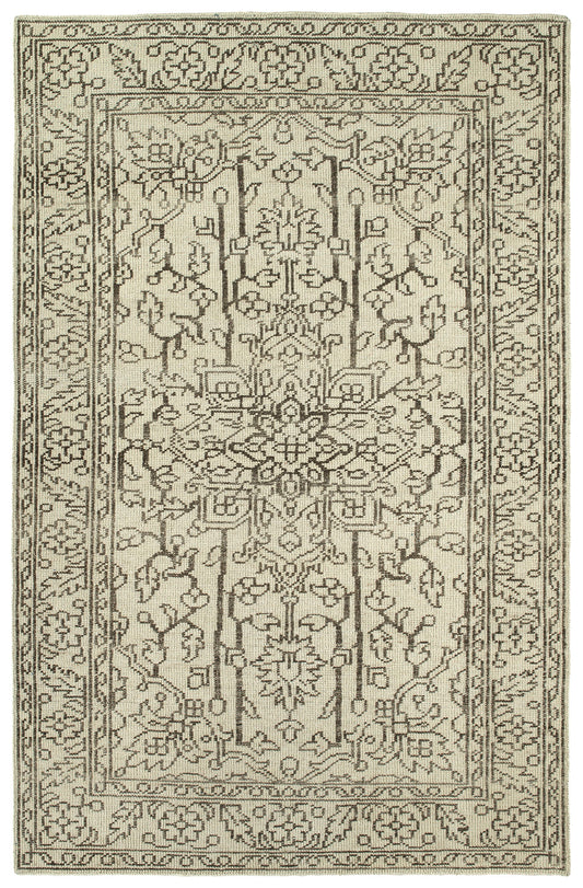 Kaleen Herrera Collection Light Beige Area Rug 5'6" x 8'6"