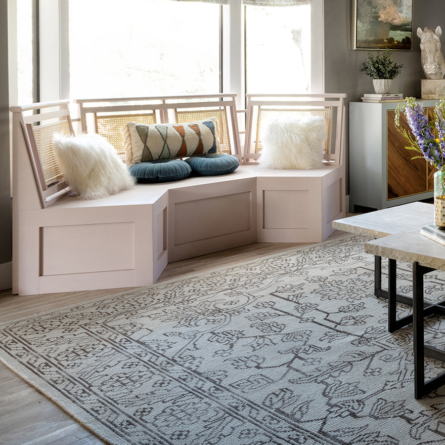 Kaleen Herrera Collection Light Beige Area Rug 8' x 10'