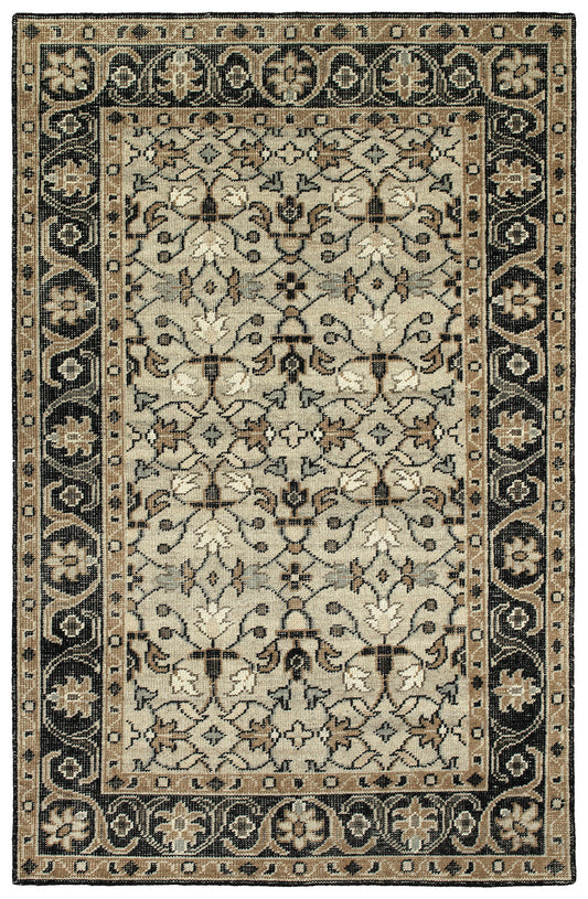 Kaleen Herrera Collection Dark Oatmeal Area Rug 8' x 10'