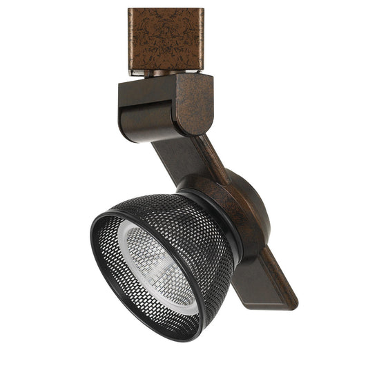 Rust Metal Led track fixture - Track heads, HT-999RU-MESHBK