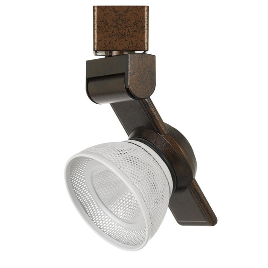 Rust Metal Led track fixture - Track heads, HT-999RU-MESHWH