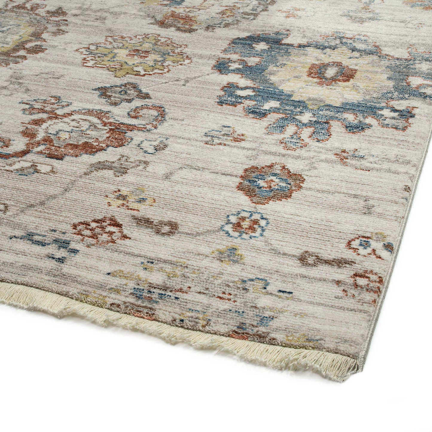 Kaleen Rila Collection Light Taupe  Area Rug 5'6" x 7'9"