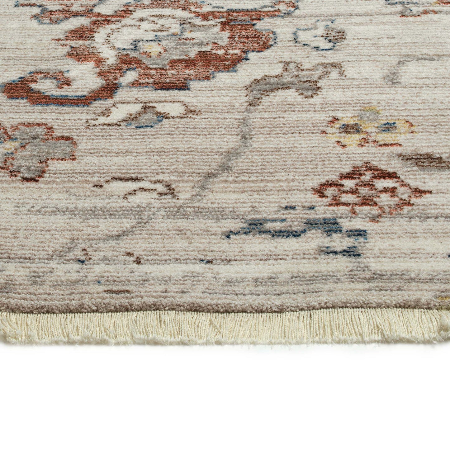 Kaleen Rila Collection Light Taupe  Area Rug 5'6" x 7'9"