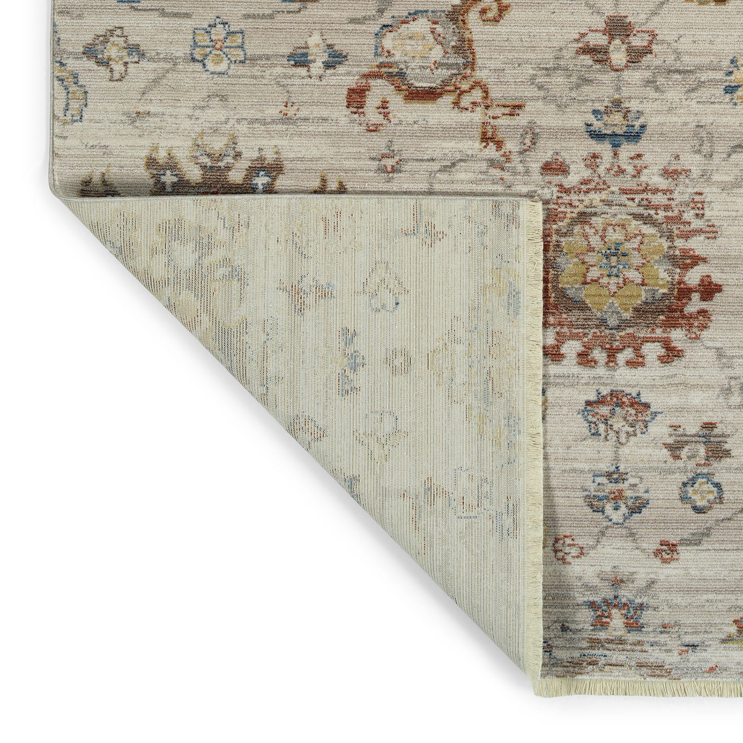 Kaleen Rila Collection Light Taupe  Throw Rug 2' x 3'