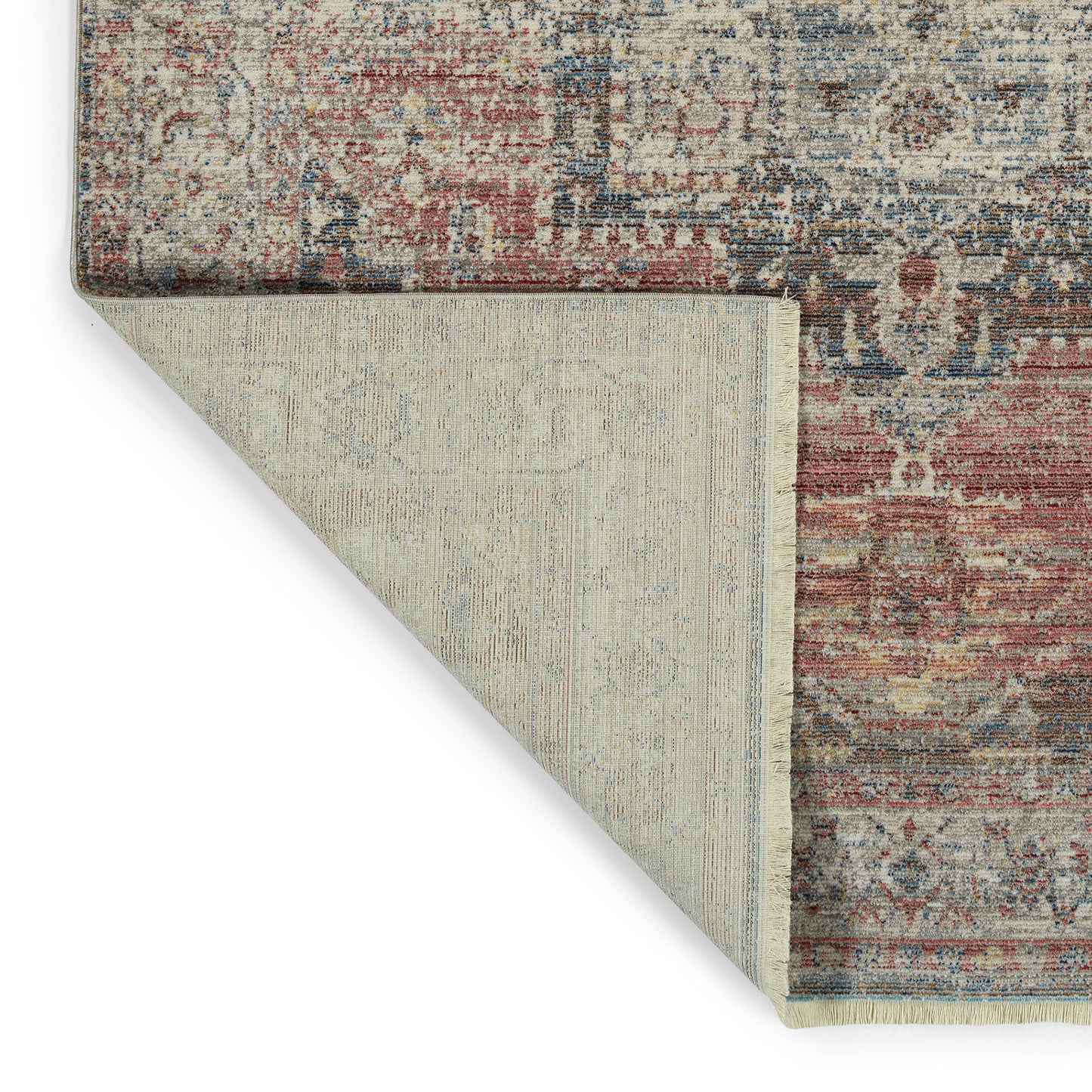 Kaleen Rila Collection Light Rose Throw Rug 18" x 18"