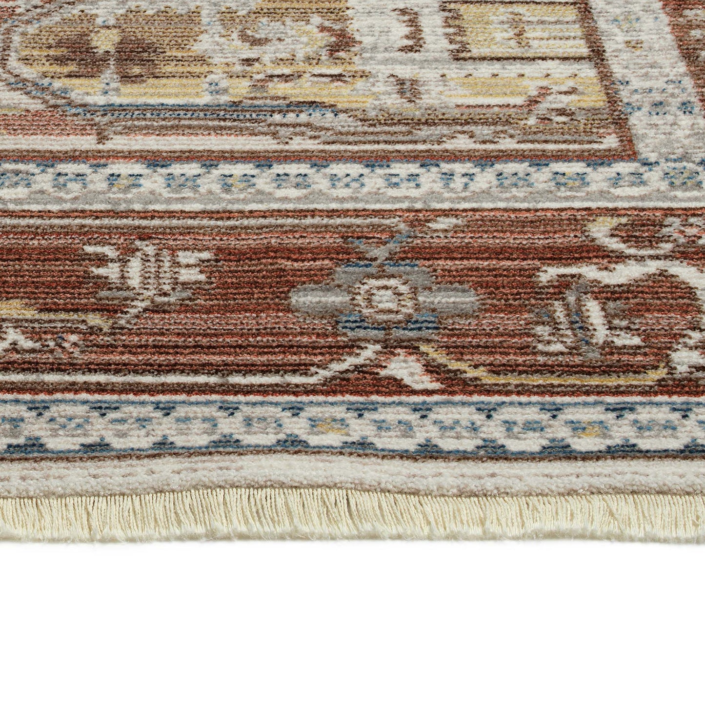 Kaleen Rila Collection Dark Brick Runner 2'2" x 7'6"