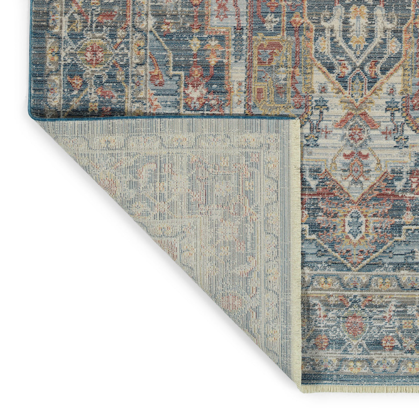Kaleen Rila Collection Dark Multi Throw Rug 18" x 18"