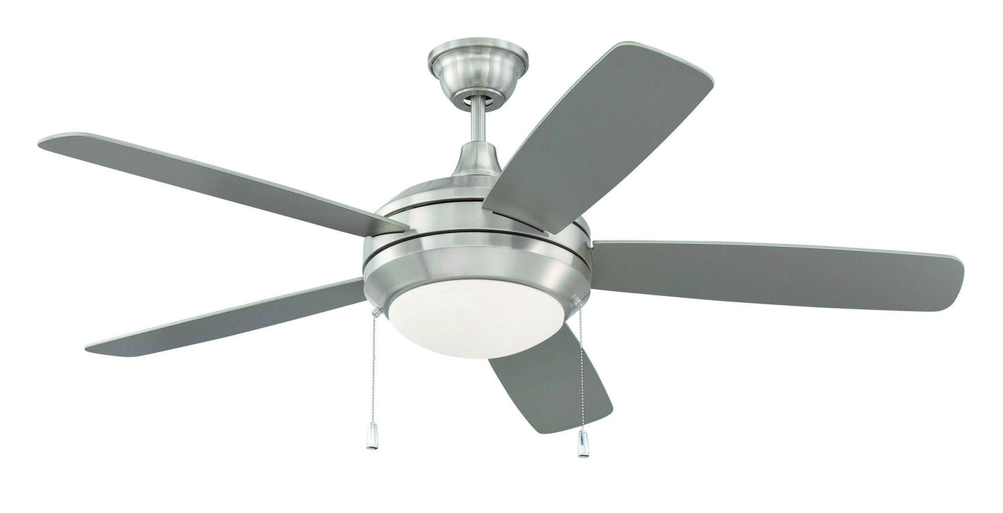 56" Illusion Ceiling Fan in Polished Nickel