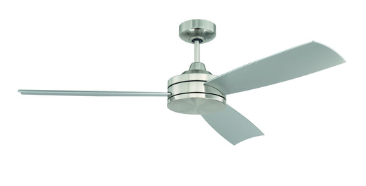 54" Inspo Ceiling Fan in Brushed Polished Nickel