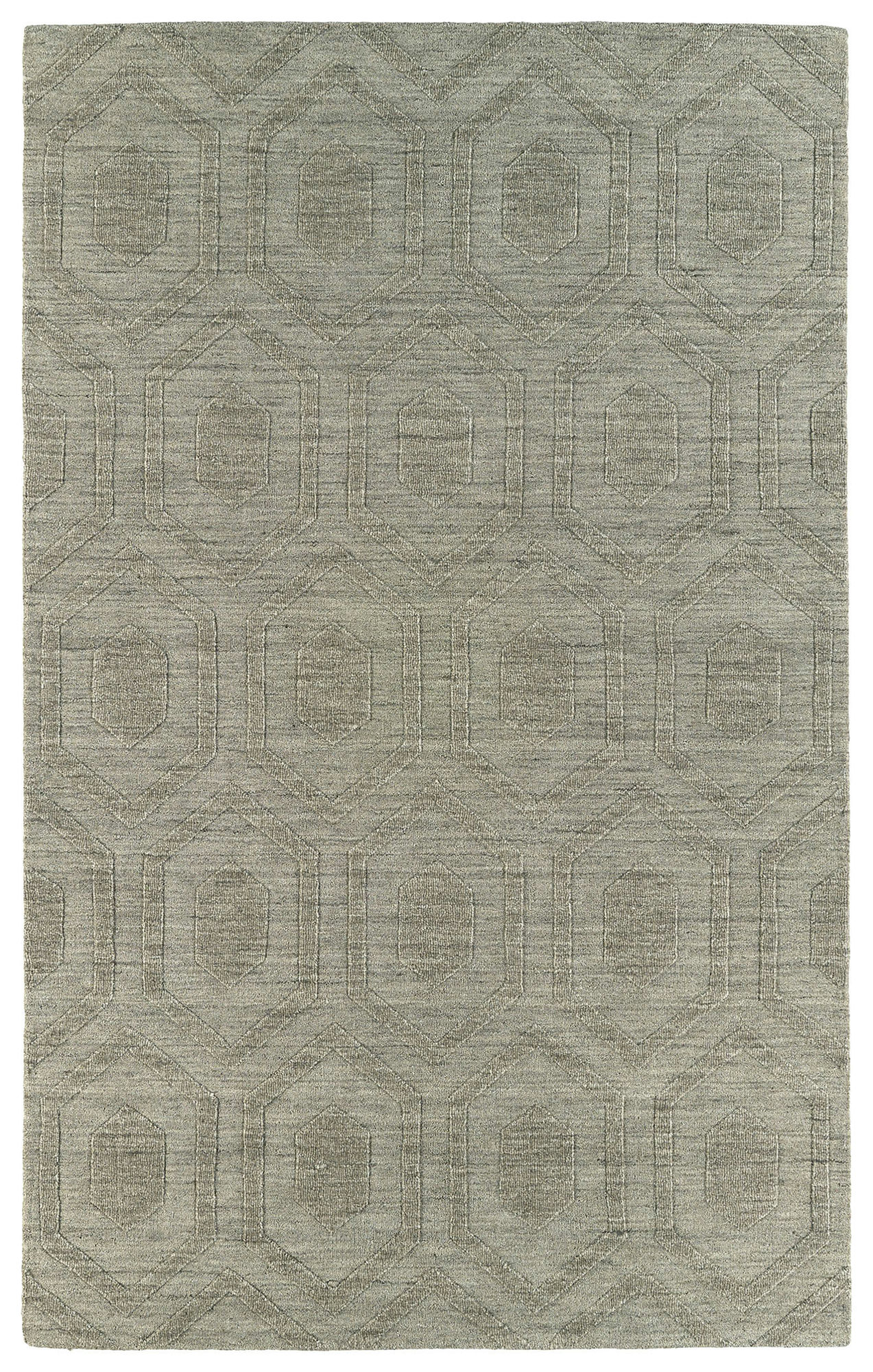 Kaleen Imprints Modern Collection IPM01-82 Lightbrown Area Rug 3'6" x 5'6"