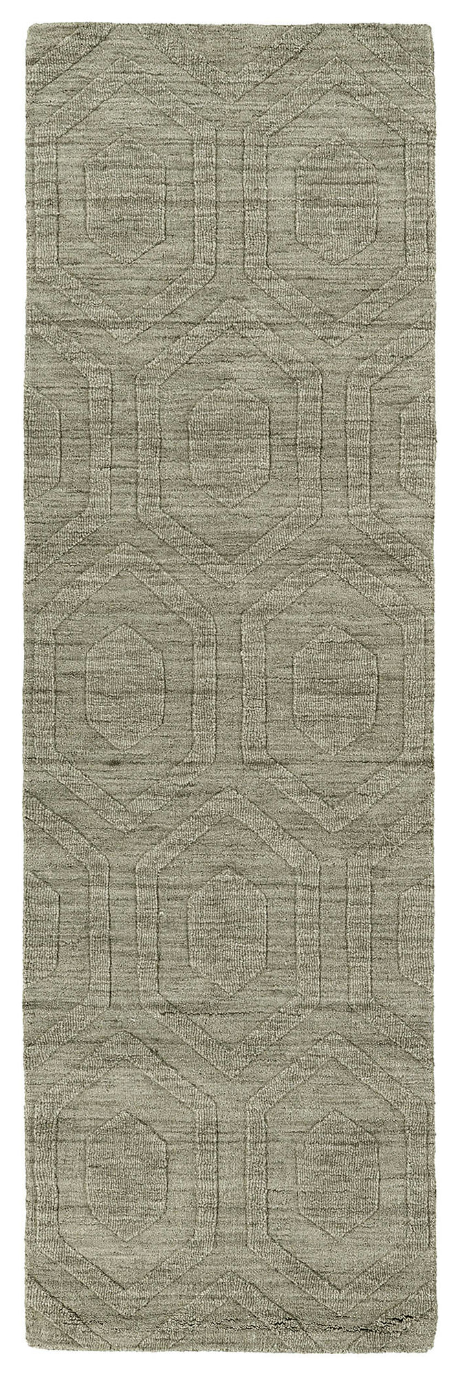 Kaleen Imprints Modern Collection IPM01-82 Lightbrown Throw Rug 2' x 3'