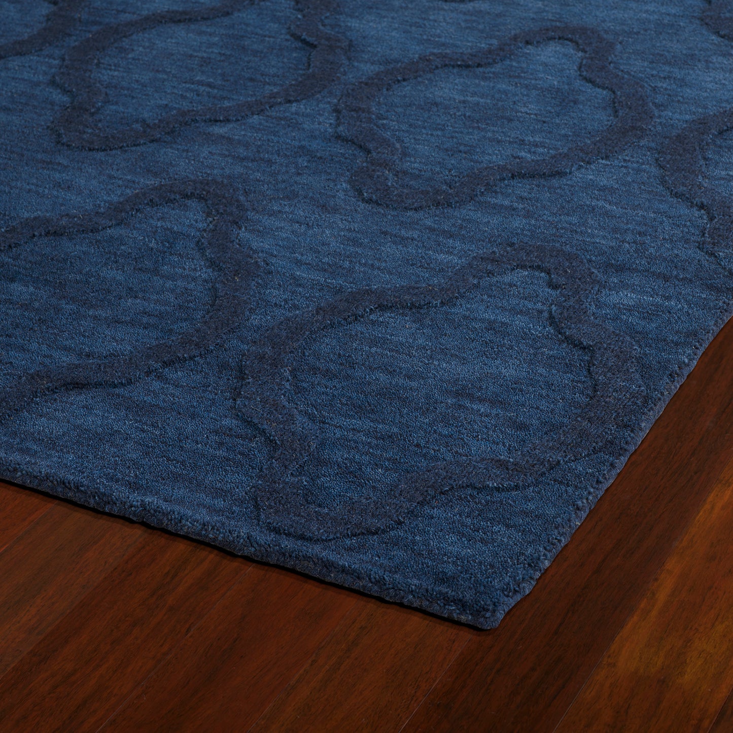 Kaleen Imprints Modern Collection IPM02-22 Navy Throw Rug 2' x 3'