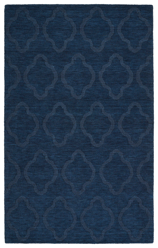 Kaleen Imprints Modern Collection IPM02-22 Navy Area Rug 8' x 11'