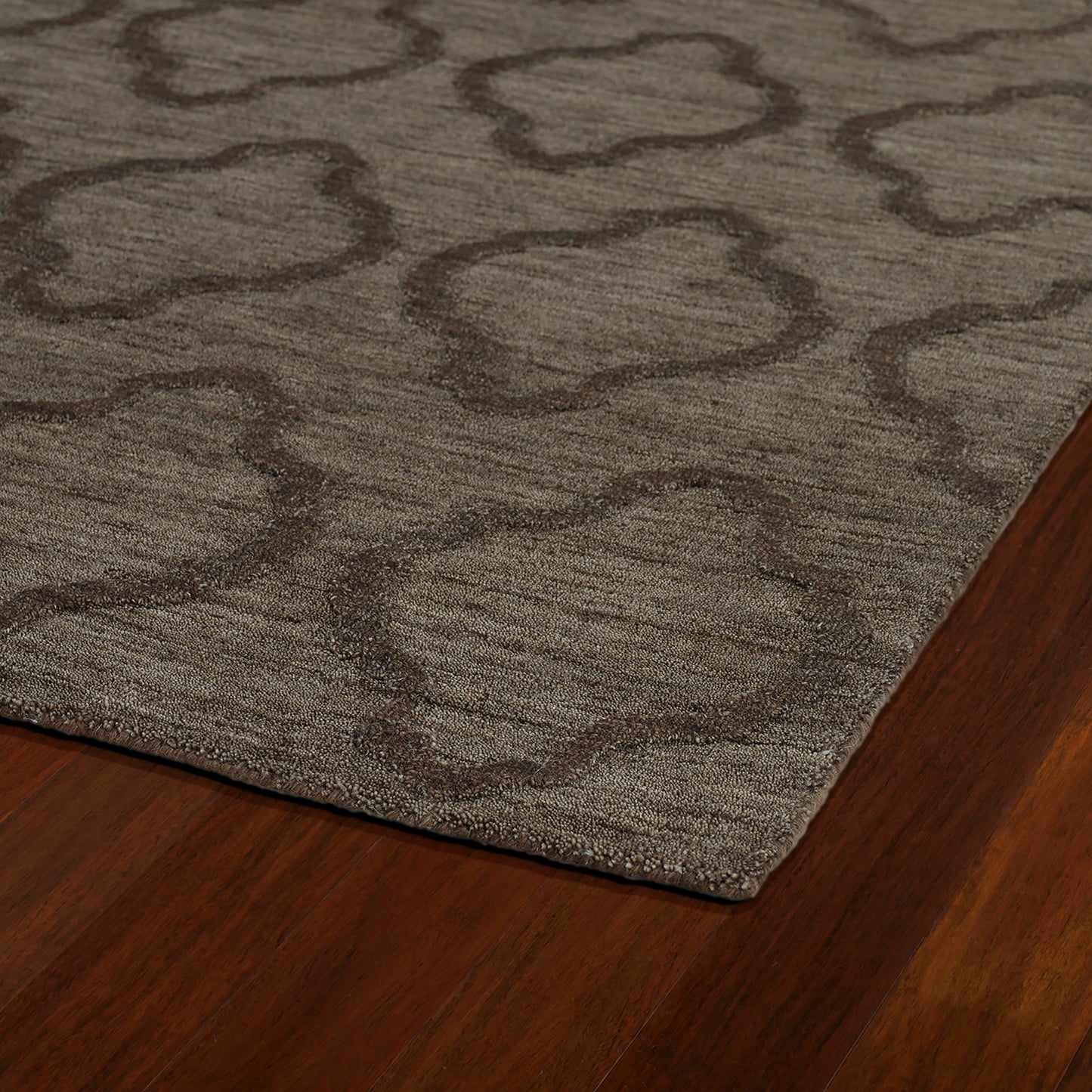 Kaleen Imprints Modern Collection IPM02-40 Chocolate Area Rug 9'6" x 13'6"