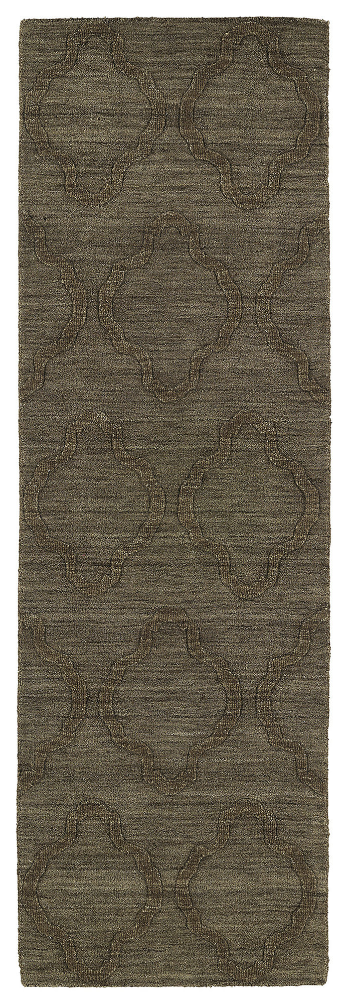 Kaleen Imprints Modern Collection IPM02-40 Chocolate Runner 2'6" x 8'