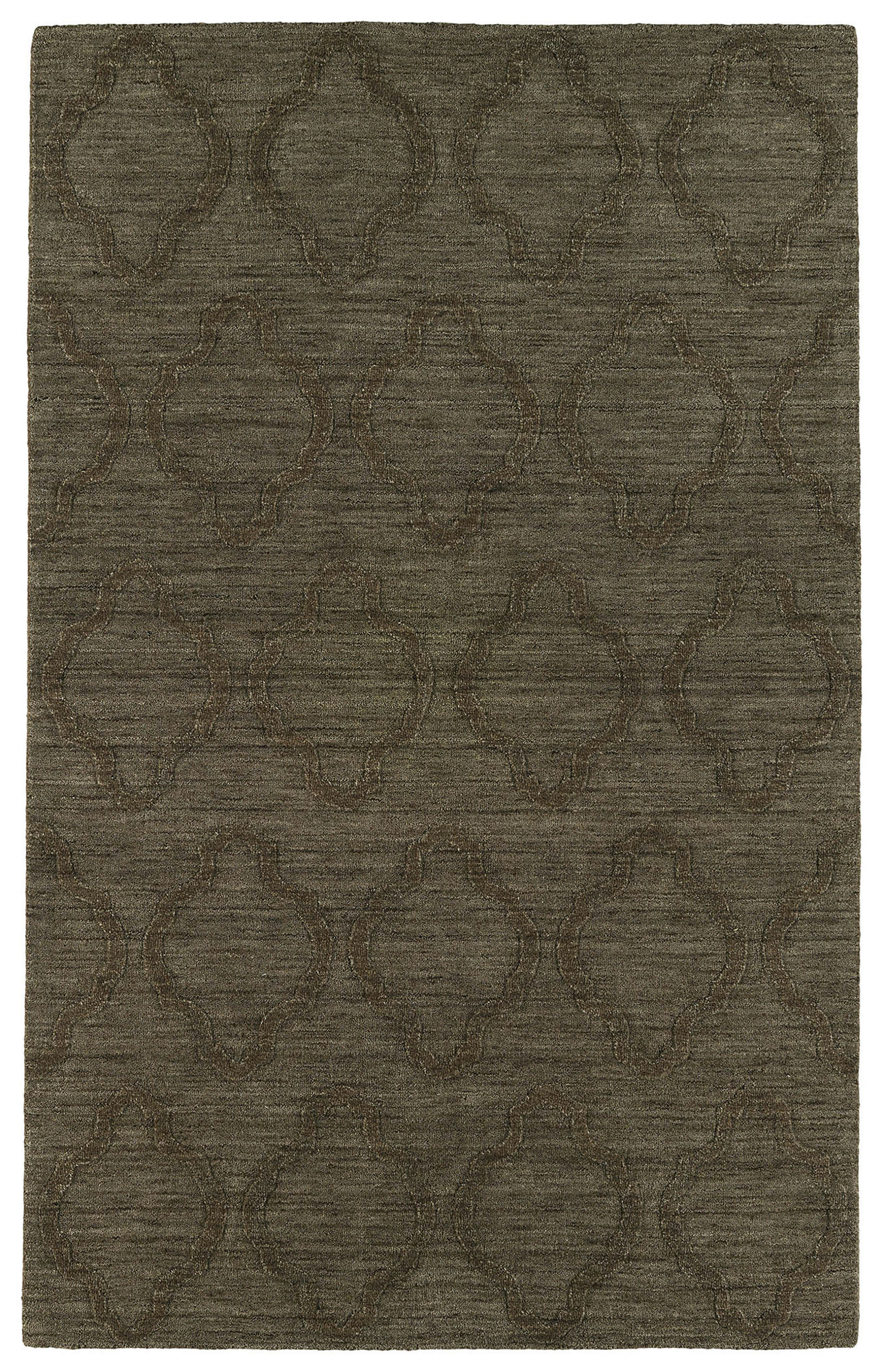 Kaleen Imprints Modern Collection IPM02-40 Chocolate Area Rug 5' x 8'