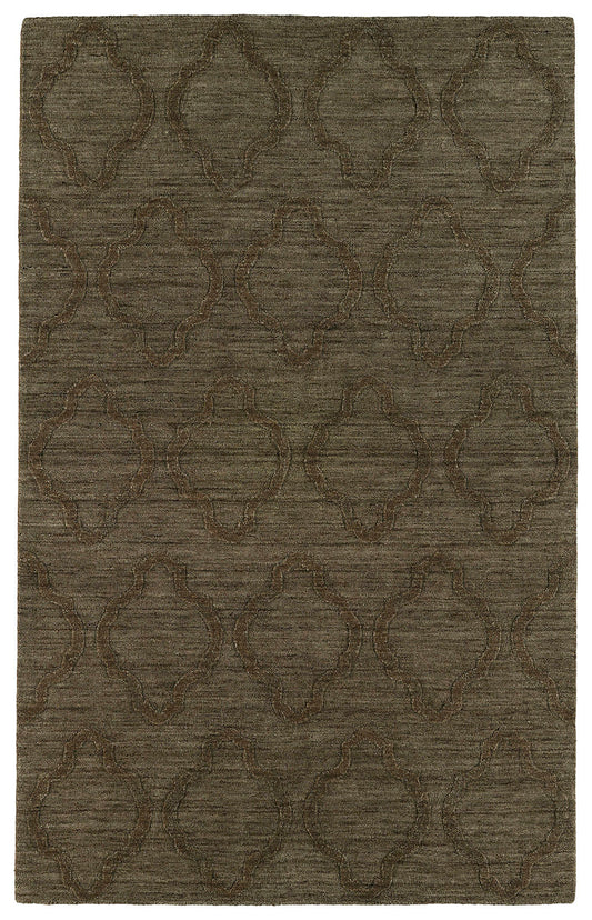Kaleen Imprints Modern Collection IPM02-40 Chocolate Area Rug 9'6" x 13'6"
