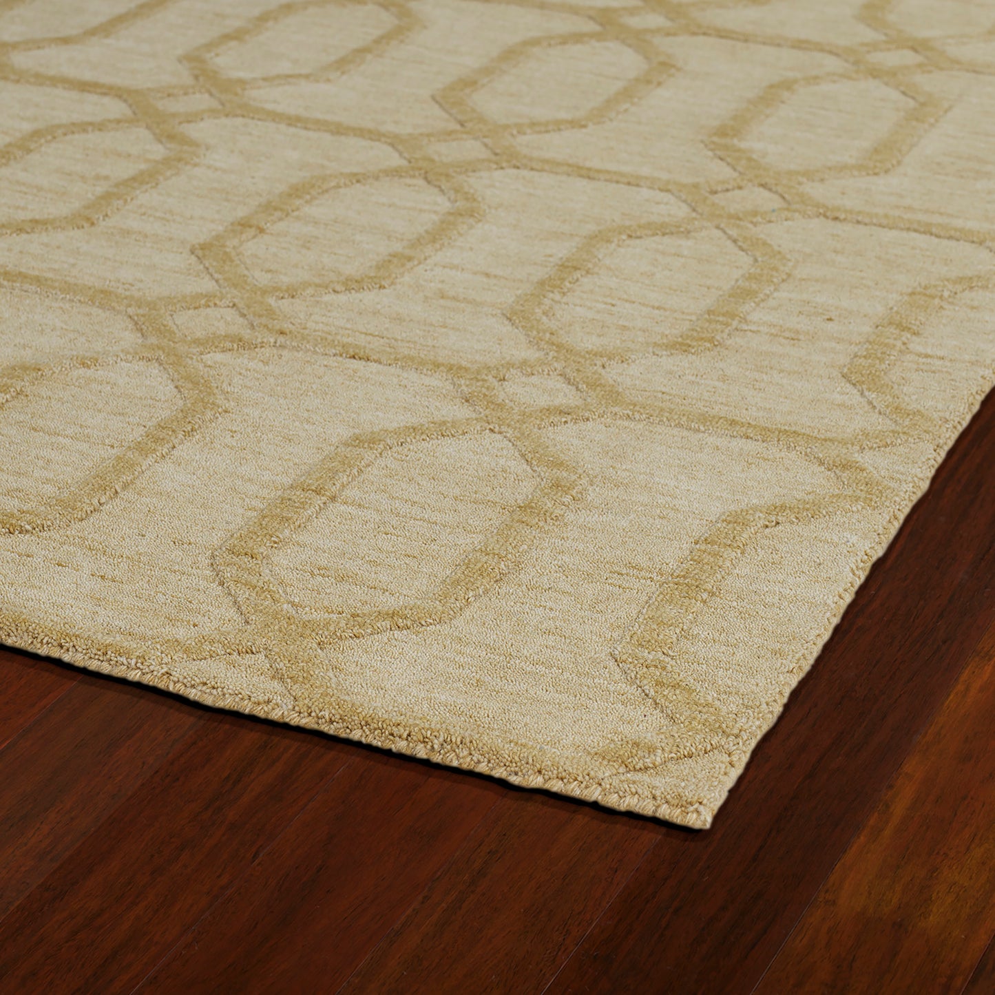 Kaleen Imprints Modern Collection IPM03-28 Yellow Runner 2'6" x 8'