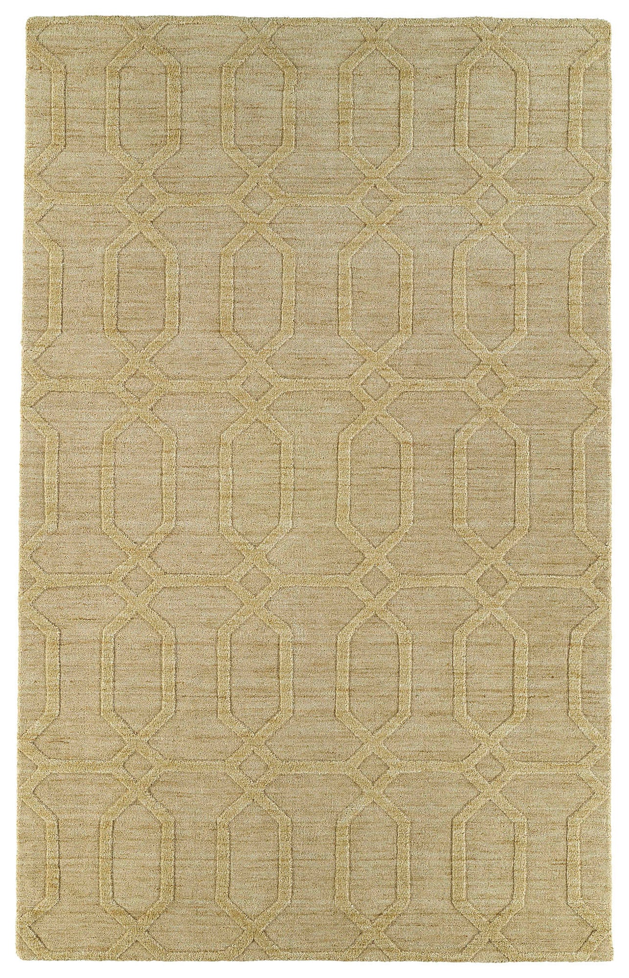 Kaleen Imprints Modern Collection IPM03-28 Yellow Area Rug 8' x 11'
