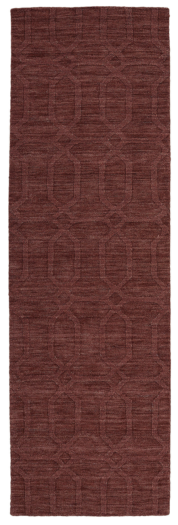 Kaleen Imprints Modern Collection Dark Cinnamon Runner 2'6" x 8'