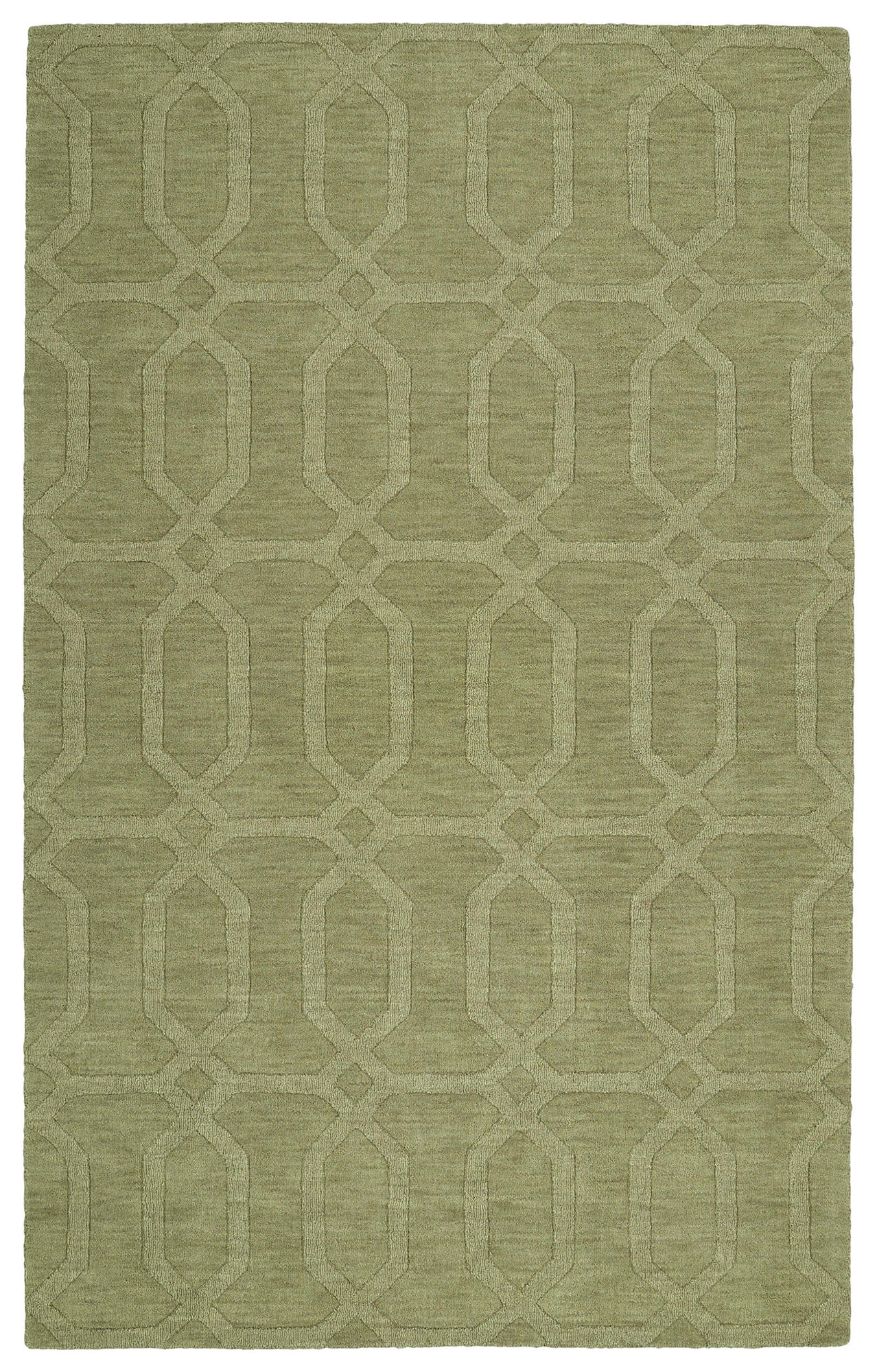 Kaleen Imprints Modern Collection Light Sage  Area Rug 3'6" x 5'6"