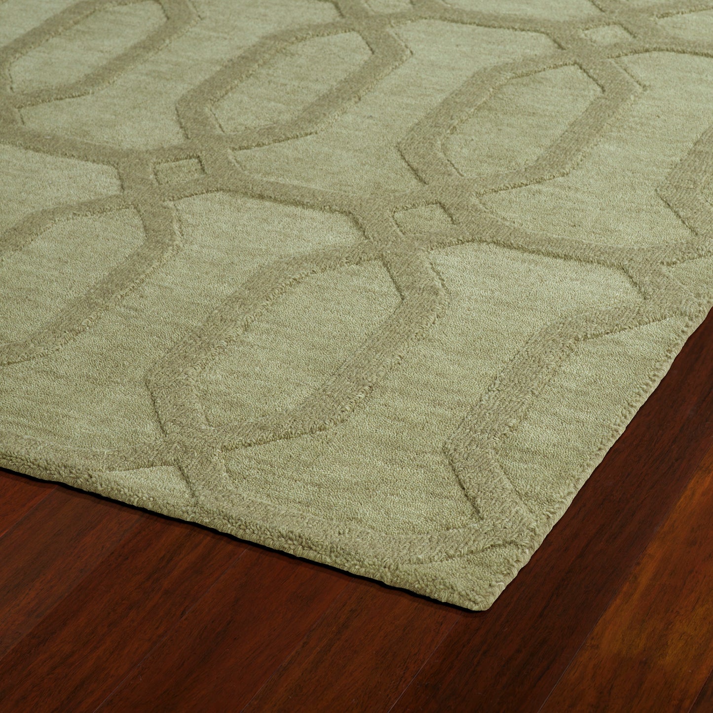 Kaleen Imprints Modern Collection Light Sage  Runner 2'6" x 8'