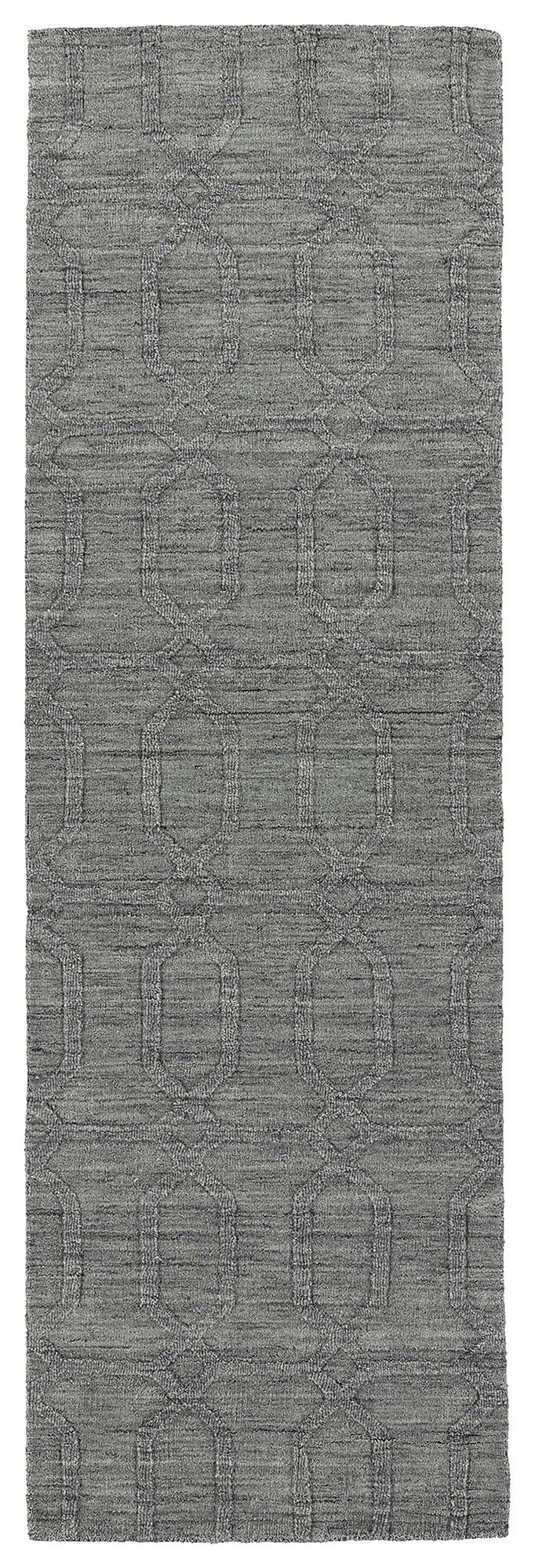 Kaleen Imprints Modern Collection Dark Grey Runner 2'6" x 8'