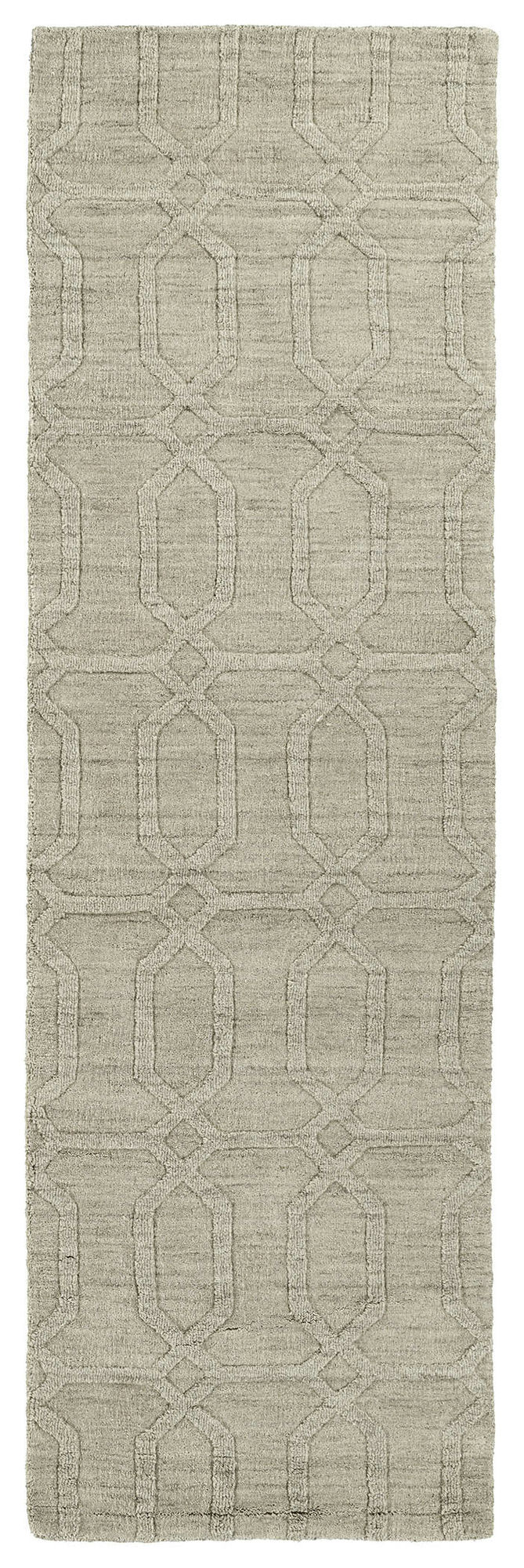 Kaleen Imprints Modern Collection IPM03-84 Oatmeal Runner 2'6" x 8'