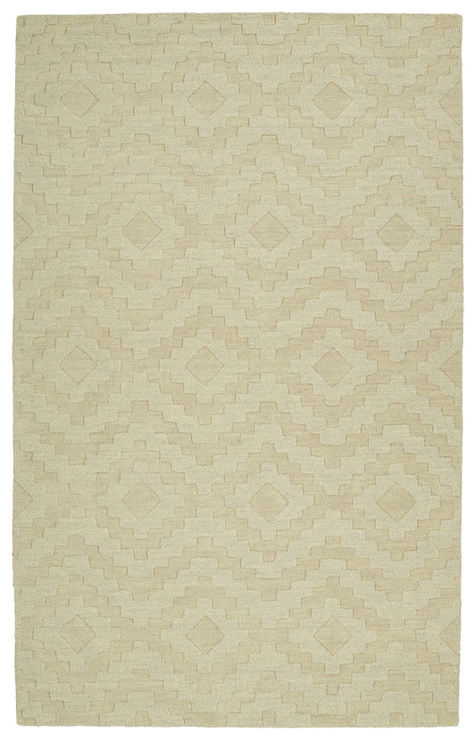 Kaleen Imprints Modern Collection Light Sand Area Rug 5' x 8'