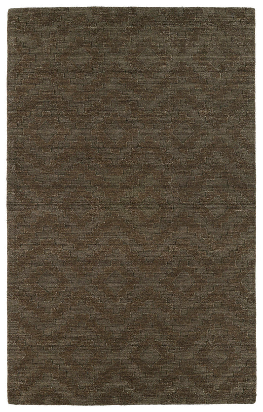 Kaleen Imprints Modern Collection IPM04-40 Chocolate Area Rug 9'6" x 13'6"
