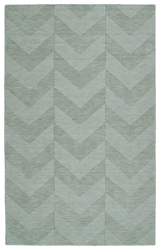 Kaleen Imprints Modern Collection Light Spa Area Rug 9'6" x 13'6"